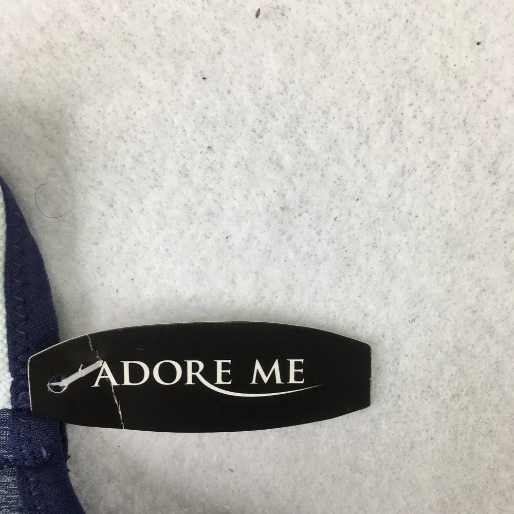 Adore Me Bra Womens 32C Blue Sports Bra Lightweight Gym Workout Yoga Casual
